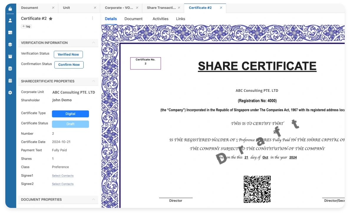 Digital Certificate